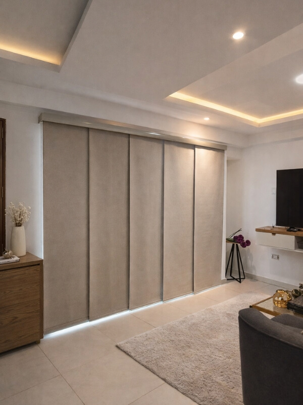 cortinas blackout panel japones en barranquilla Cortina blackout panel japones