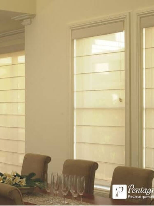 Cortinas romanas en barranquilla