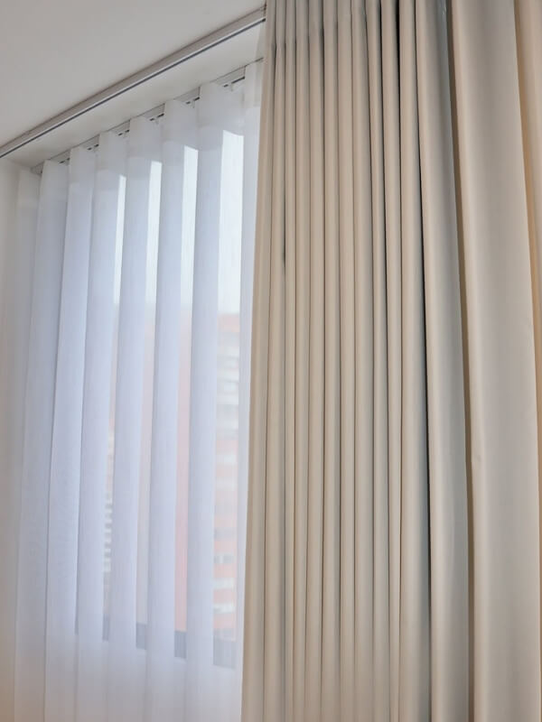Cortinas en velo para sala y habitaciones